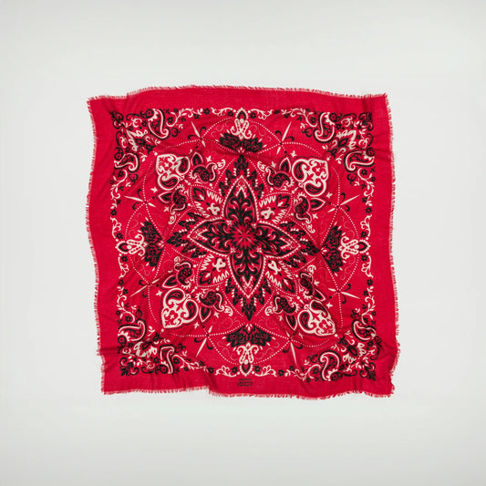 Foulard Rouge Maison Lecomte Flament