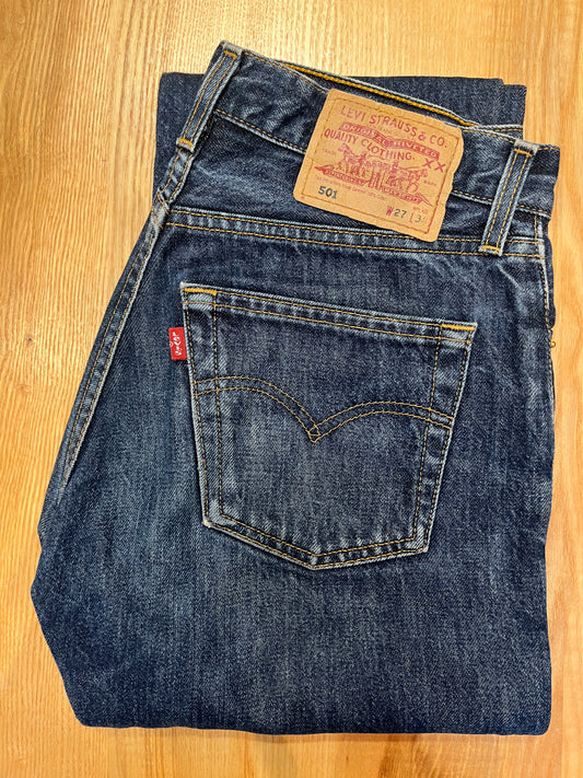 Jeans Levi's 501 W27 L34 numéro OO