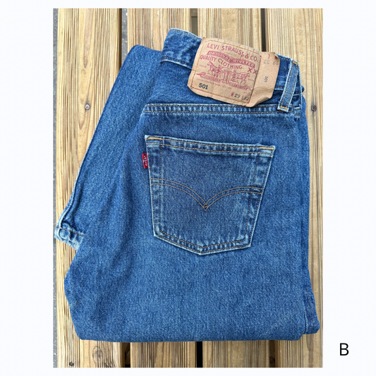 Jeans Levi's 501 W29 L32 numéro B