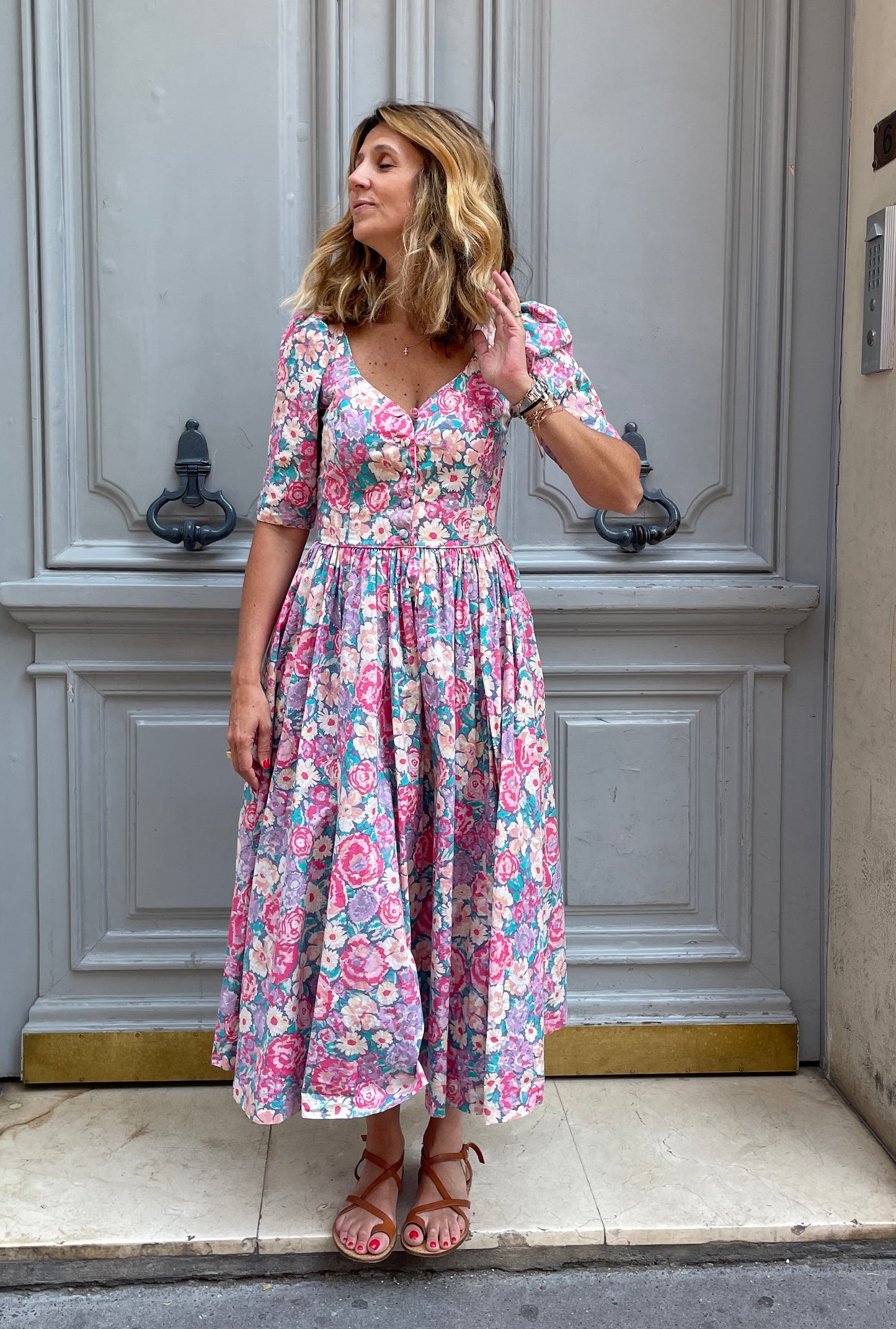 Robe longue Laura Ashley