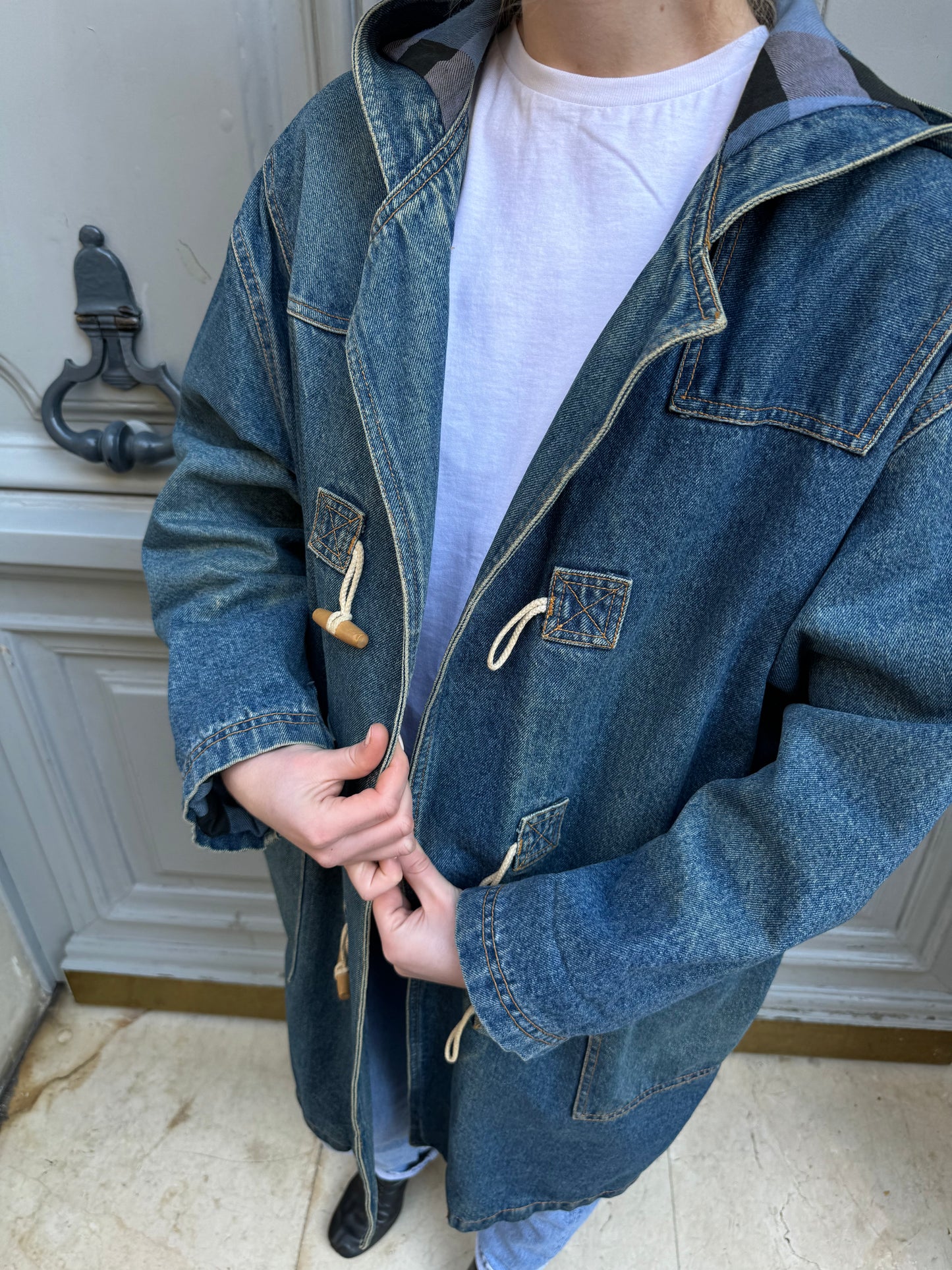 Veste oversize en jean