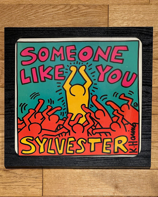 Vinyle encadré - SYLVESTER - Keith Haring