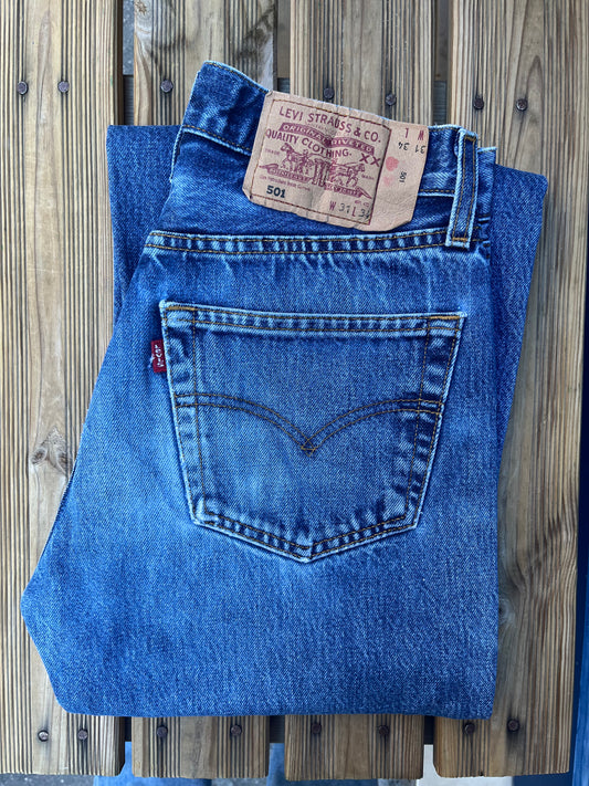 Jeans Levi's 501 W31 L34 numéro LL