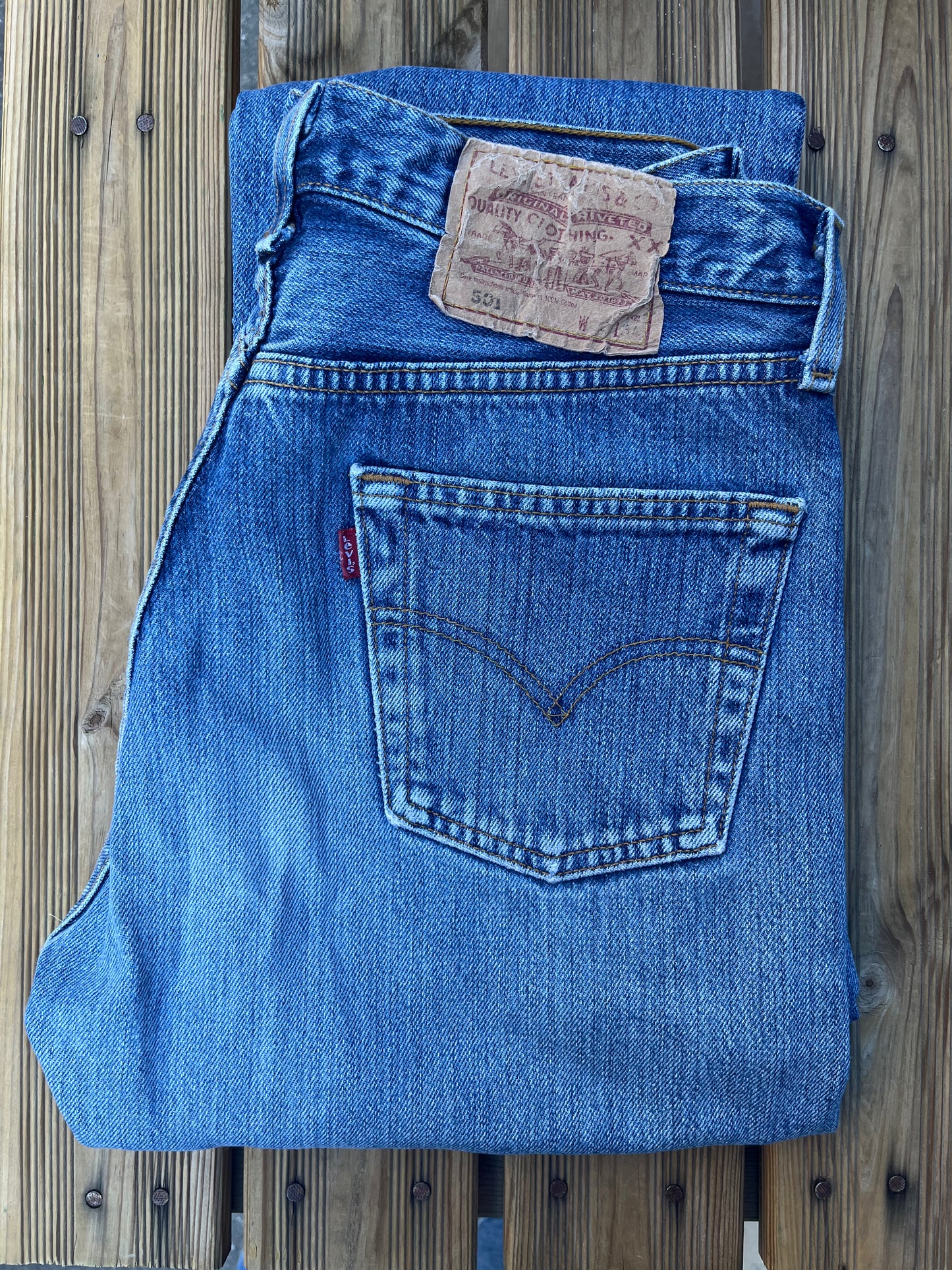 Jeans Levi's 501 W30 L34 numéro KK