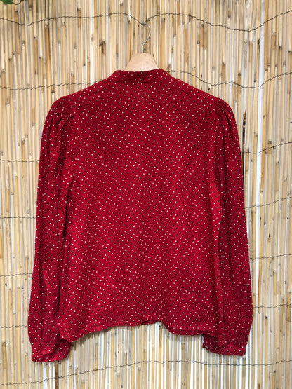 Blouse autrichienne rouge